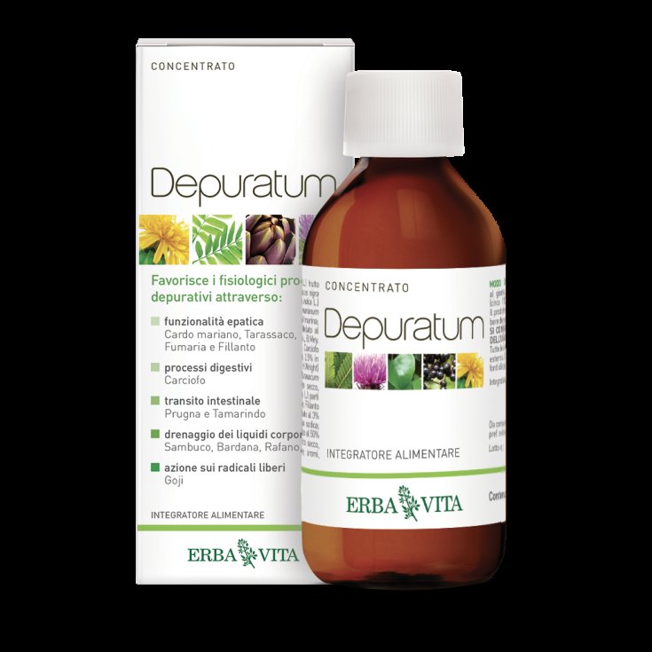 ErbaVita Depuratum Line Depuratum Concentré Complément Alimentaire 200 ml