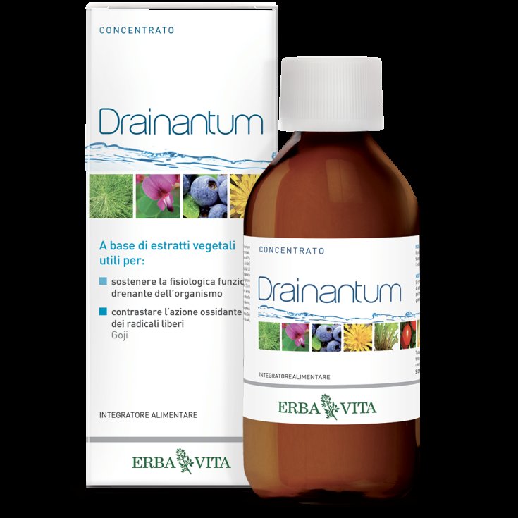 ErbaVita Drainantum Complément Alimentaire Concentré 200 ml