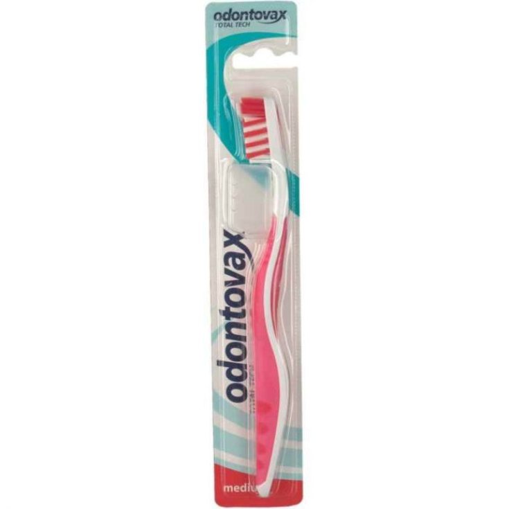 Odontovax Total Tech Medium Brosse à Dents Couleurs Assorties