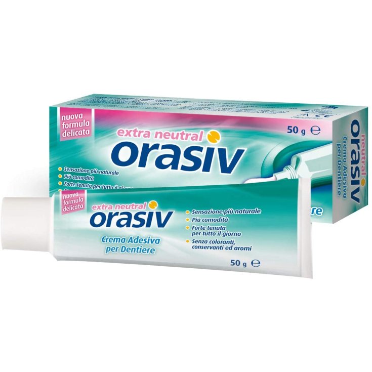 Orasiv Crème Adhésive Extra Neutre Pour Prothèses Prothèses 50g