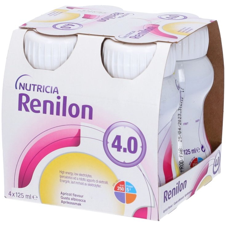 Renilon 4.0 Abricot Nutricia 4x125ml