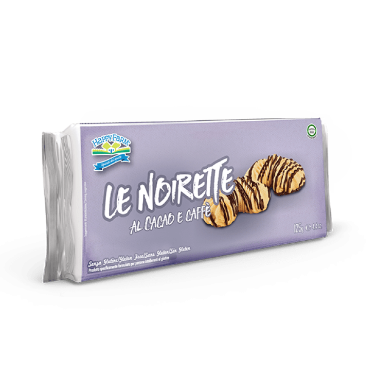 Happy Farm Le Noirette Sans Gluten Avec Chocolat Et Café 125g