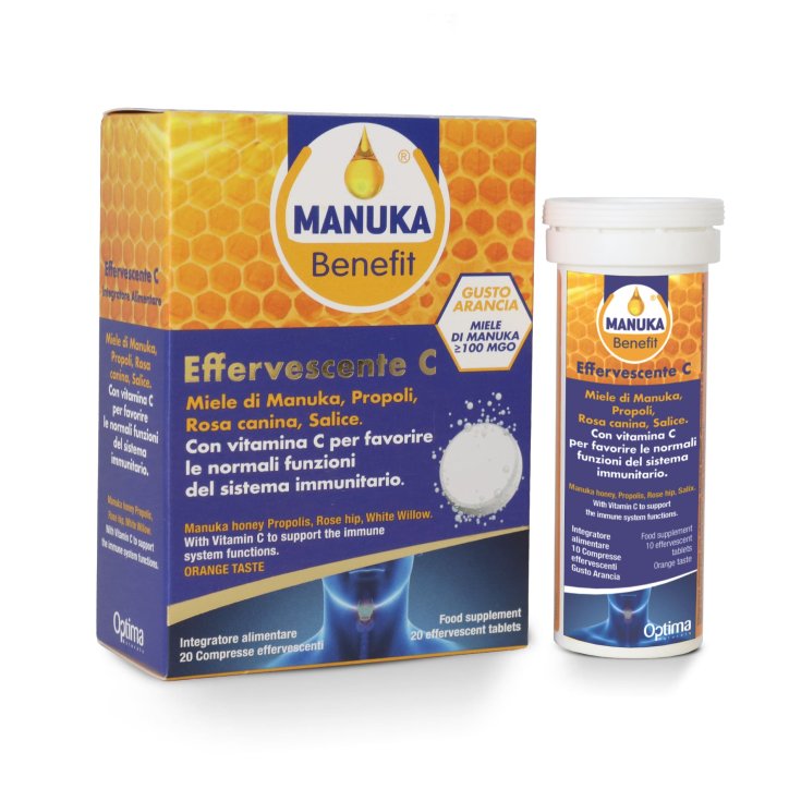 Effervescent C Manuka Benefit® Optima Naturals 20 Comprimés