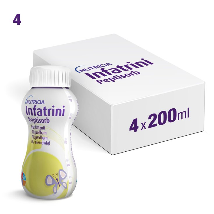 Infatrini Peptisorb Baby Food Nutricia 4x200ml