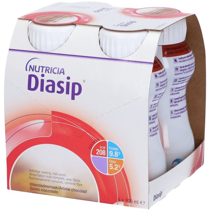 Diasip Nutricia Goût Chocolat 4x200ml