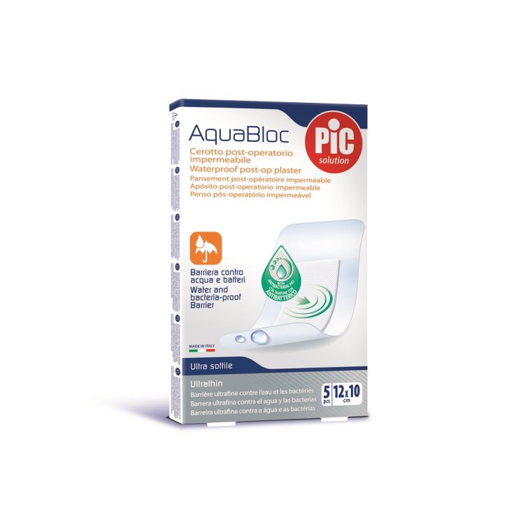 Pic Aquabloc Patch Stérile 10x12 5 Pièces