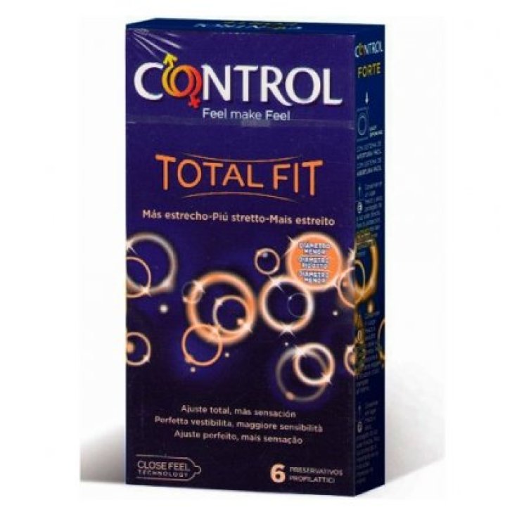 Control Total Fit Préservatifs 6 pièces