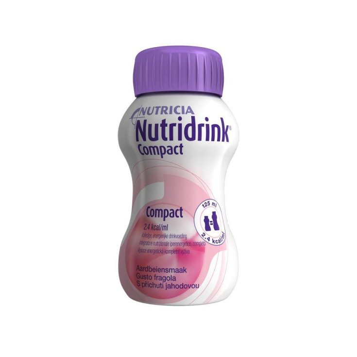 Nutridrink Compact Fraise Nutricia 4x125ml