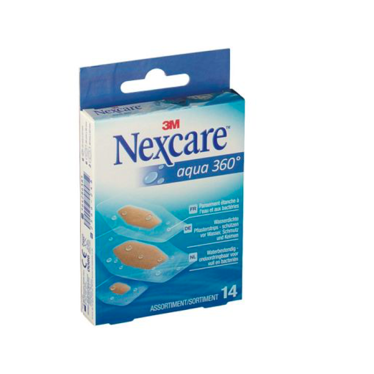 Nexcare En Delaval Ca : Assortiment De Bandes Adhésives Aqua 360° 14 Pièces