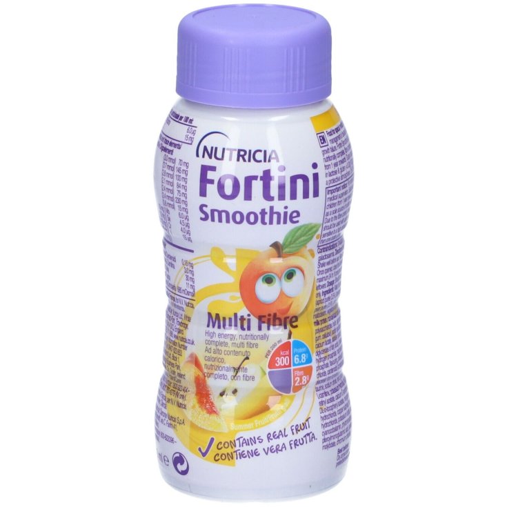 Fortini Smoothie Multi Fibres Fruits Jaunes Nutricia 200ml