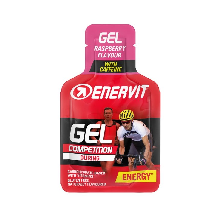 Enervitene Sport Gel à la Caféine Goût Framboise Enervit 25 ml