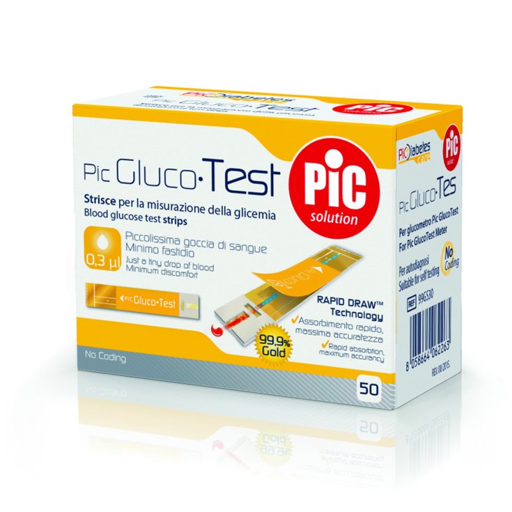 Pic Bandelettes Glucotest Pour Mesure 50 Pièces