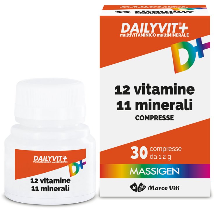 12 Vitamines 11 Minéraux DAILYVIT + 30 Comprimés