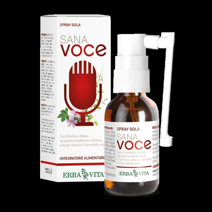 ErbaVita Sana Line Voce Sana Voce Spray pour la gorge 30 ml