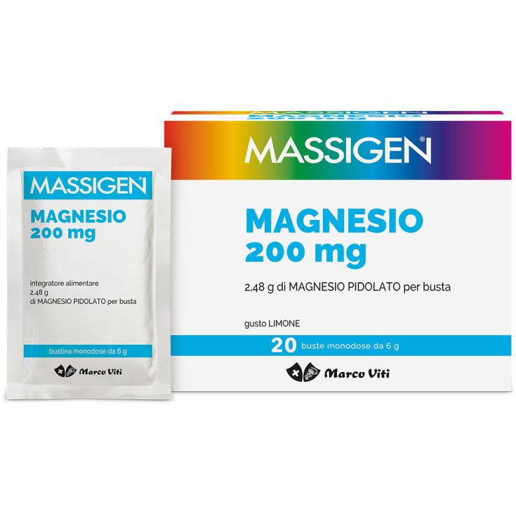 Magnésium 200mg Massigen 20 Sachets