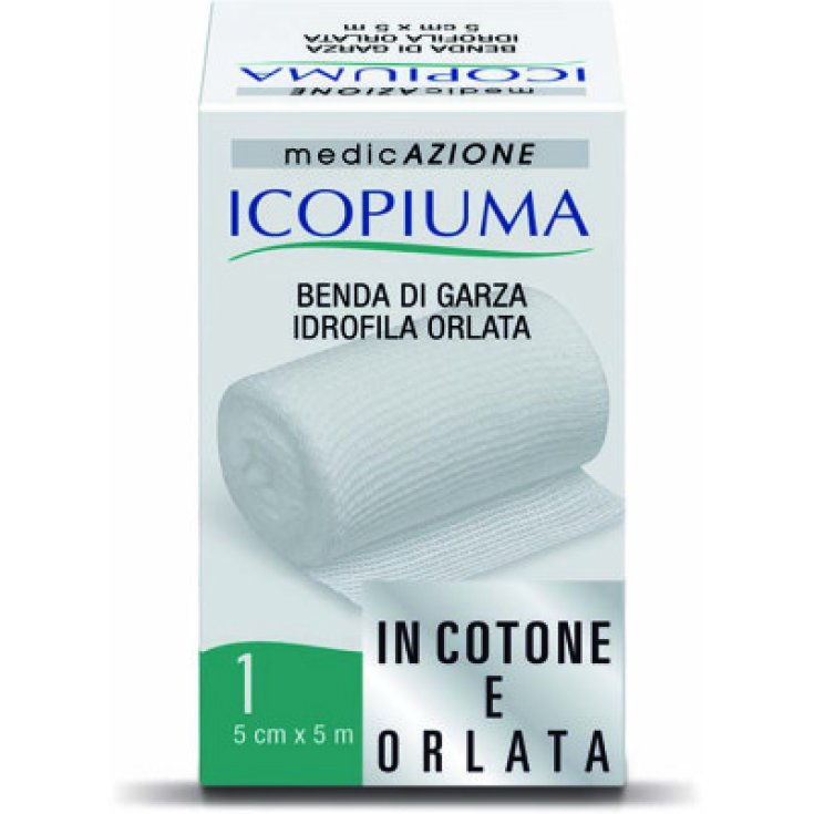 Icopiuma Bandage De Gaze Hydrophile Ourlé 5x5cm