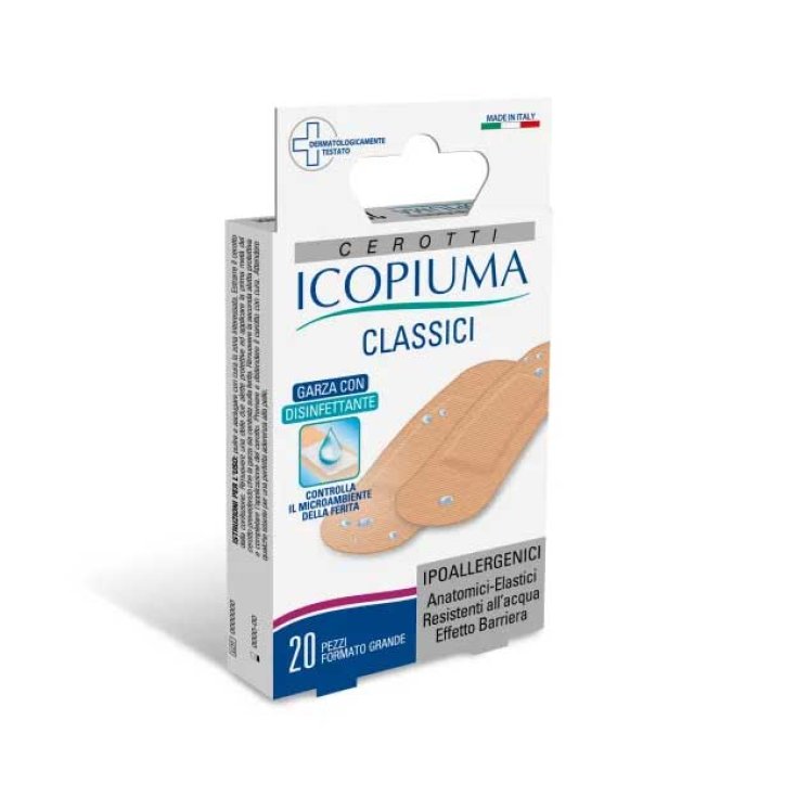 Icopiuma Classic Patches Hypoallergéniques Grande Taille 20 Pièces