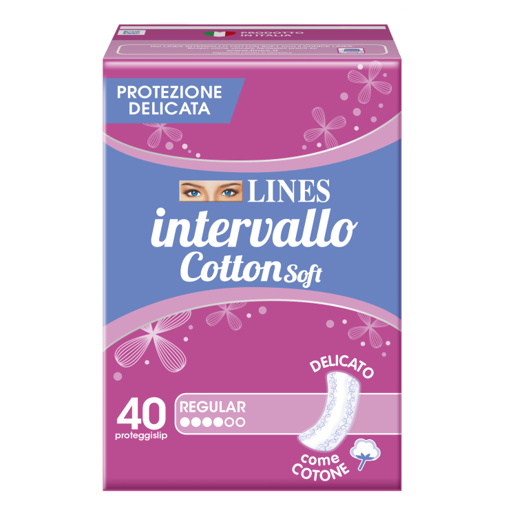 Lignes Intervallo Sensitive 40 + 4 Protège-slips
