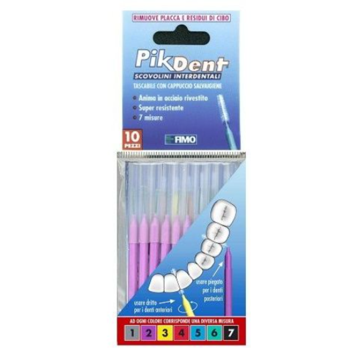 Pikdent Snack 2 Fimo Violet 10 Pièces