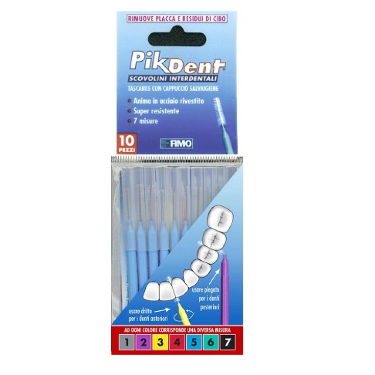 Pikdent Apéritif 5 Bleu Clair Fimo 10 Pièces