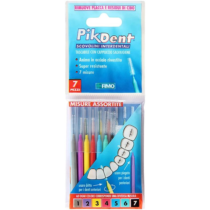 Pikdent Stuzzicolino Tailles Assorties Fimo 7 Pièces