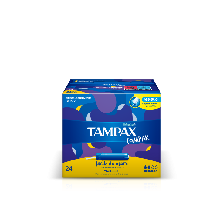 Tampax Compak Regular 24 Absorbants Internes