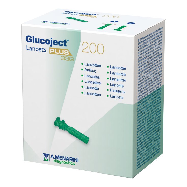 Lancettes Glucoject Plus G33 200