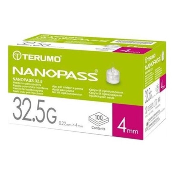 Nanopass Aiguille G32.5 4mm 100pcs