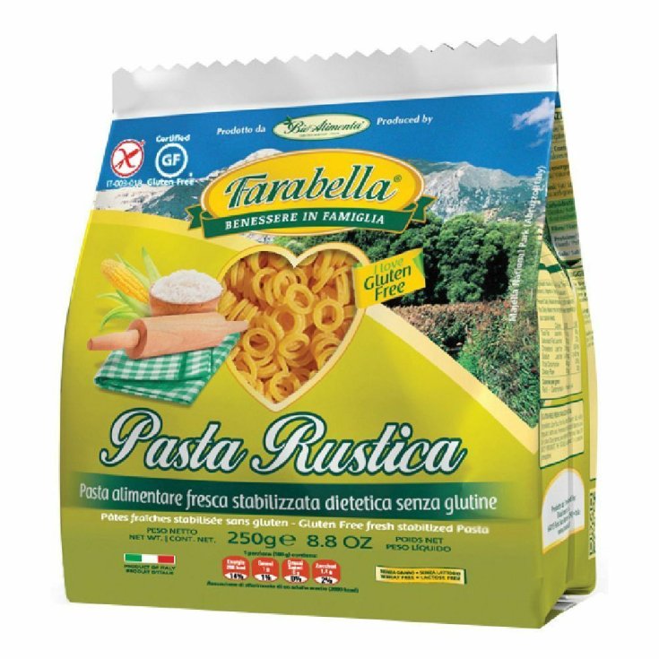 Bioalimenta Farabella Anelletti Rustici Pâtes Sans Gluten 250g