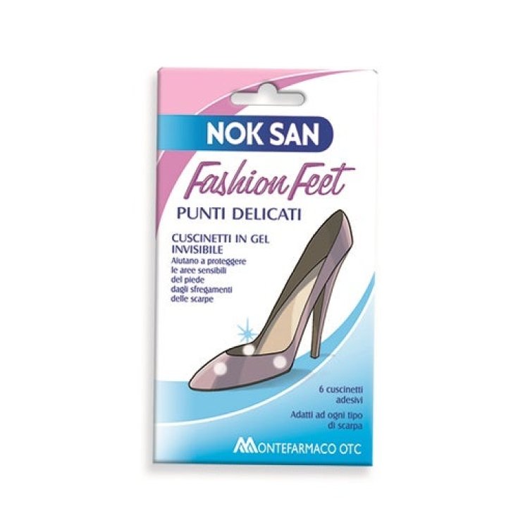 NokSan Fashion Pieds Coussinets Adhésifs Montefarmaco Otc 6 Pièces