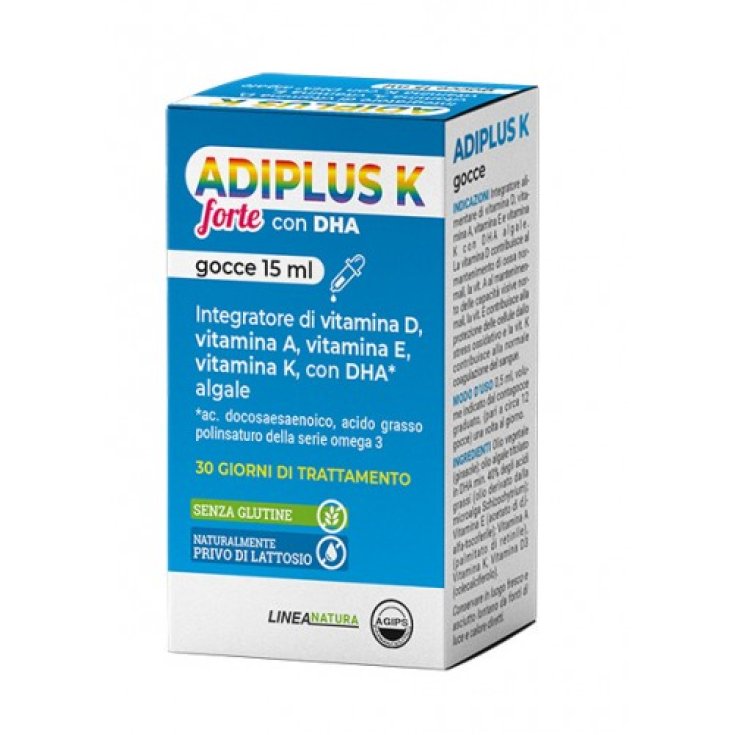 Adiplus K Forte Avec DHA Gouttes Complément Alimentaire 15 ml
