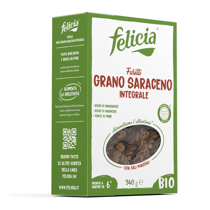 Felicia Bio Pâtes de Sarrasin Fusilli Sans Gluten 340g