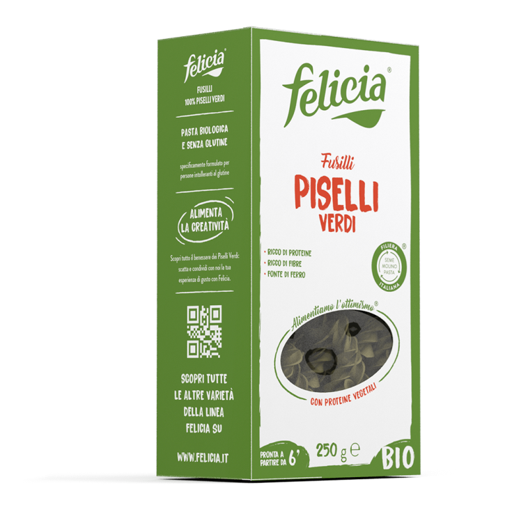 Felicia Bio Fusilli Aux Petits Pois Bio 250g