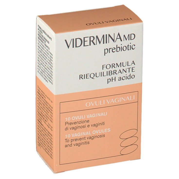 Vidermina prébiotique 10 ovules vaginaux