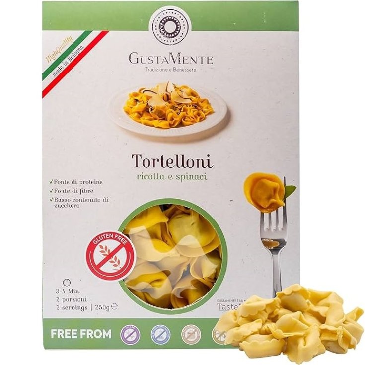 GustaMente Tortelloni Pâtes Fraîches Sans Gluten 250g