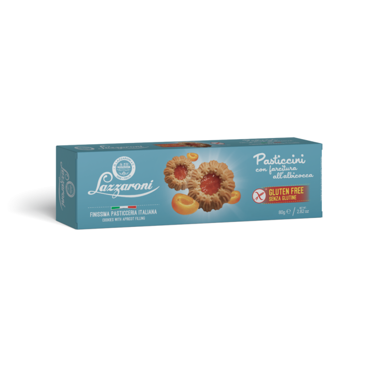 Lazzaroni Pâtisseries Aux Abricots Sans Gluten 80g