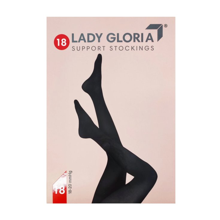 GloriaMed Ladygloria 18 Collants Areg 140 Den Couleur Noir Taille 5