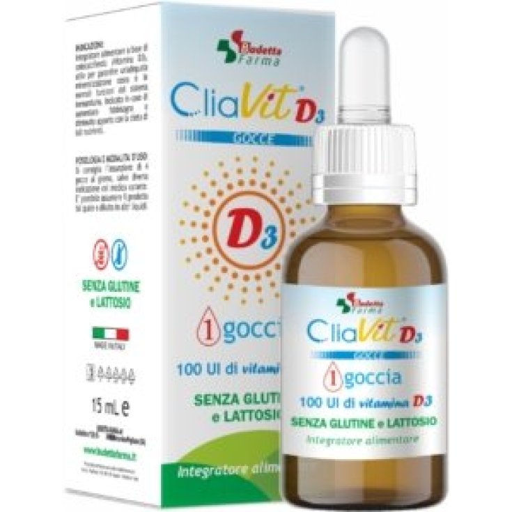 Cliavit Vitamine D3 Gouttes Budetta Farma 15ml