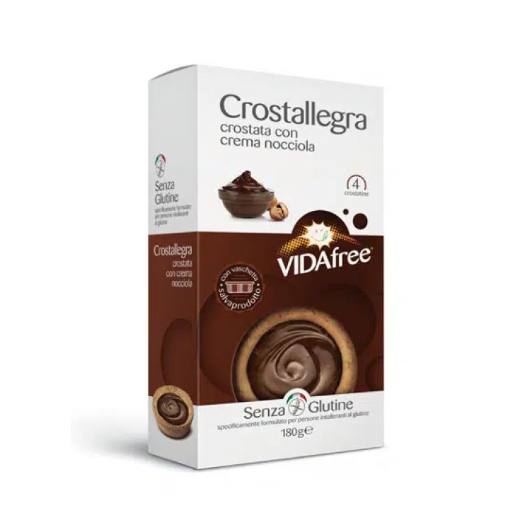 Vidafree Crostallegra Crème de Noisette Sans Gluten 180g