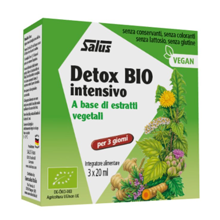 Salus Detox Bio Complément Alimentaire Intensif 3x20ml