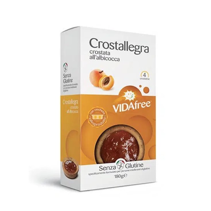 Vidafree Crostallegra Abricot Sans Gluten 180g