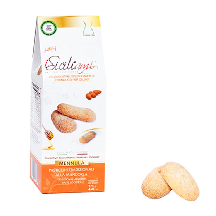 Isiciliami Mennula Pâtisseries Sans Gluten 125g