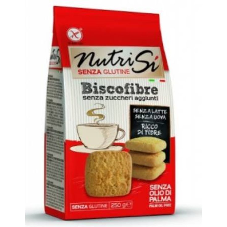 NutriSì Biscofibre Sans Sucre Ajouté Sans Gluten 250g