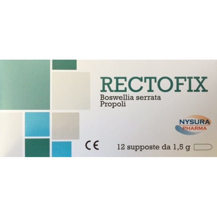 Nysura Pharma Rectofix Boswellia Serrata Propolis 12 Suppositoires