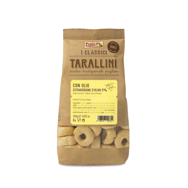 Puglia Sapori Taralli Taste Huile d'Olive Extra Vierge 250g