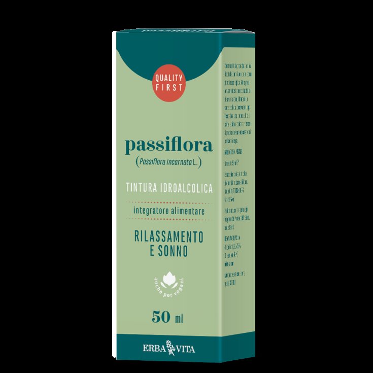 ErbaVita Teintures Hydroalcooliques Passiflore Complément Alimentaire 50 ml