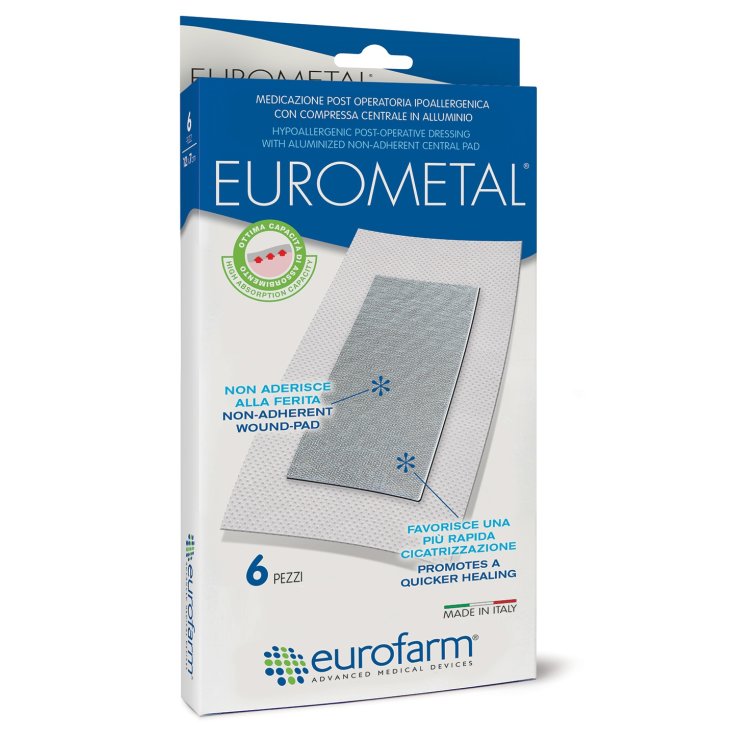 Eurometal Stérile Aluminium Gaze 15x8 6 Gaze