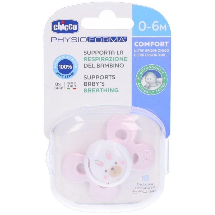 PhysioForma™ Sucette Confort 0-6m En Silicone Bébé Chicco® 1 Pièce