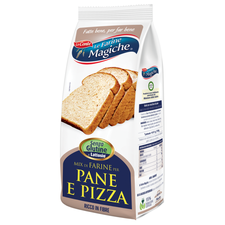 Mélange De Farine Pour Pain Et Pizza Le Farine Magiche 500g