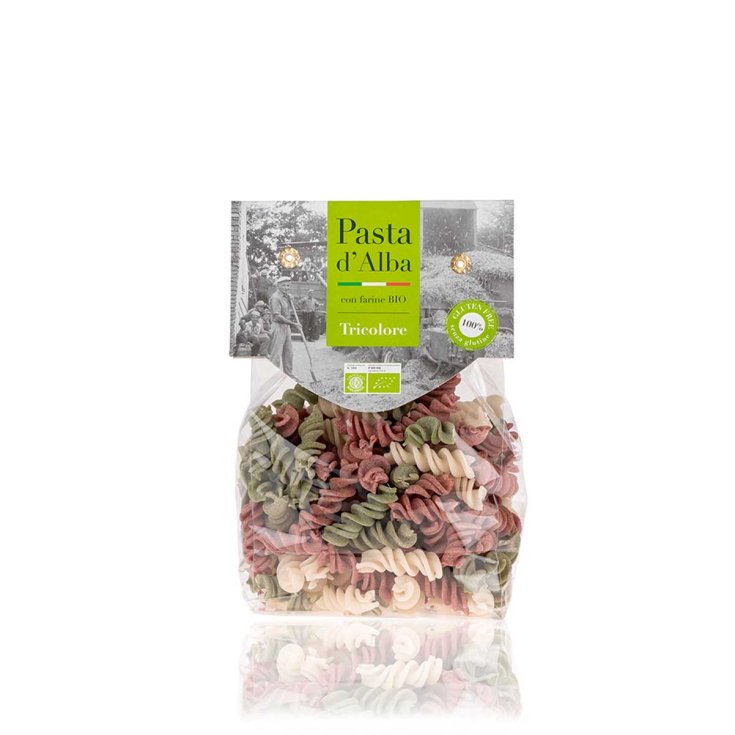 Pasta D'Alba Riz Fusilli Tricolore Bio Sans Gluten 250g